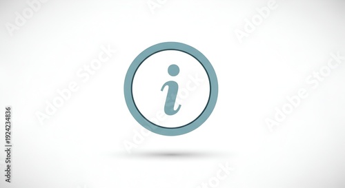 Abstract vector illustration of a blue business communication background featuring 3d web icons with exclamation and question mark symbols for info help and person information sign buttons