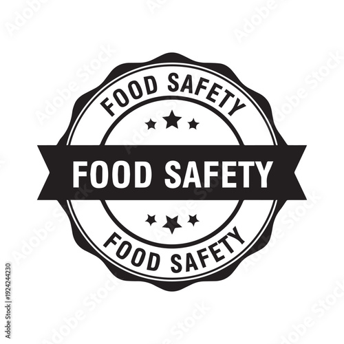 Food Safety Stamp, Safety Food Circular Seal Vector, Food Safety Seal Stamp Vector, Rubber stamp with Food Safety concept, Food Safety Logo, Food Safety icon, food safety stickers. food safety png
