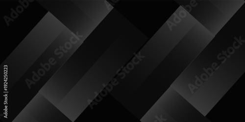 Abstract black white abstract background. Minimal. Modern Dark grey banner with geometric shapes  lines  stripes  triangles. Design. Futuristic. Cut paper or metal effect simple abstract