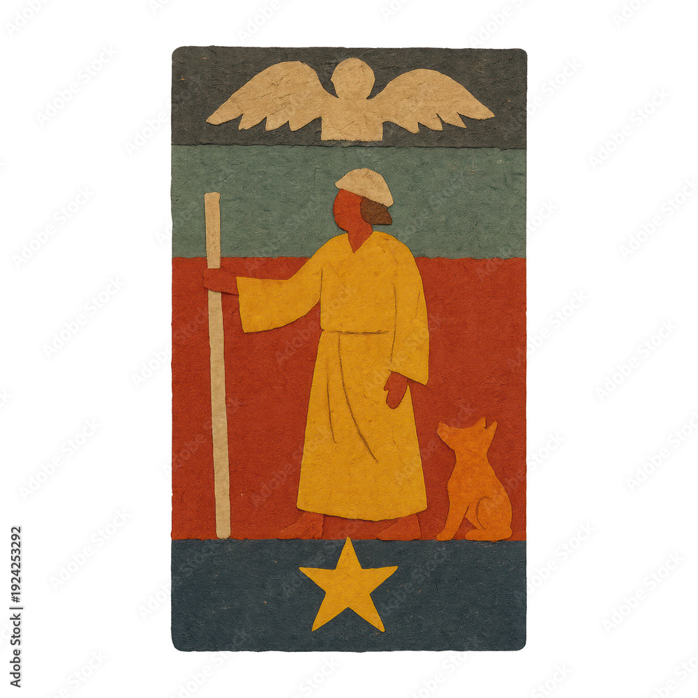 Obraz premium PNG Abstract figure with angelic symbolism.