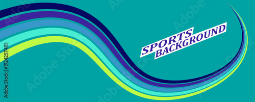 Scratch frame halftone sport background. Urban grunge banner texture. Turquoise blue graphic design backdrop. Brush strokes with text place.