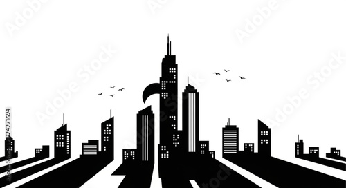 vector illustration of city