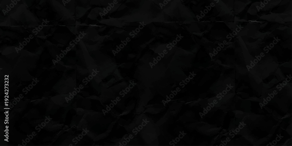 Fototapeta premium black paper texture. black paper background. White creased paper.