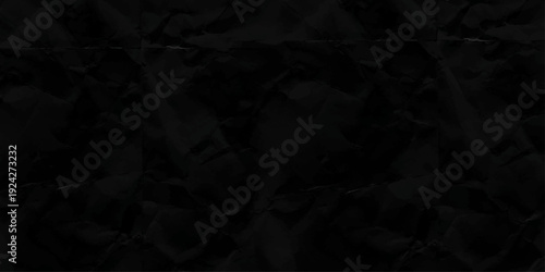 black paper texture. black paper background. White creased paper.