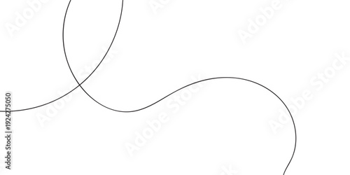 Thin line wavy abstract vector background. Curve wave seamless pattern.