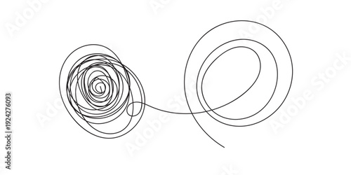 Thin line wavy abstract vector background. Curve wave seamless pattern.