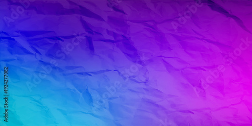  Abstract Blue Purple Gradient Crumpled Paper Texture Background With Soft Light and Subtle Wrinkles