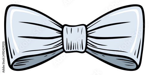Classic White Bow Tie Accessory for Formal Wear and Special Occasions