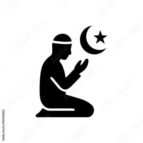 Moonlit Midnight Prayer Icon
