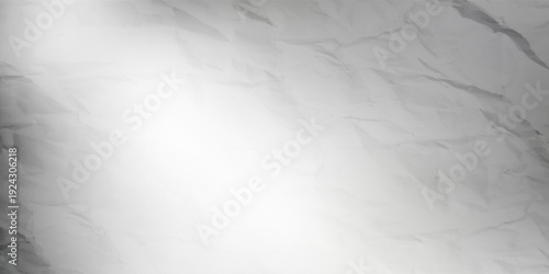 Abstract Crumpled Paper Texture Background With Smoky Grunge Blur For Moody Monochrome Design