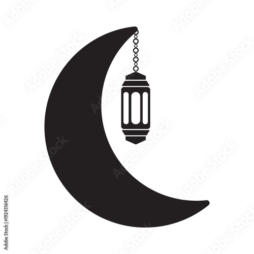 Ketupat Rice Cake Line Icon Isolated on White Background