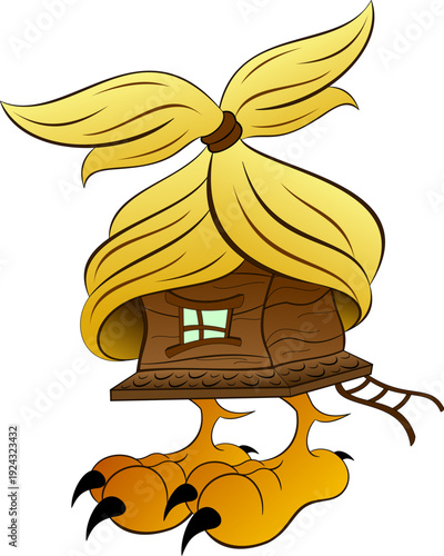 The Hut on Chicken Legs. Baba Yaga's House.