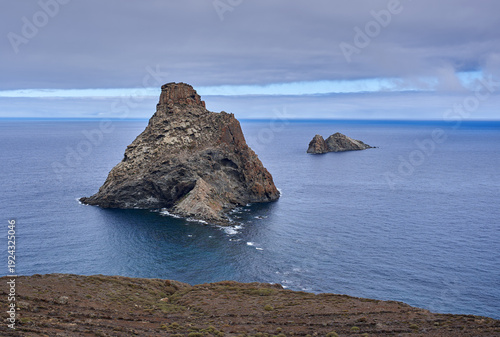 Roque de Anaga from clifftop viewpoint
