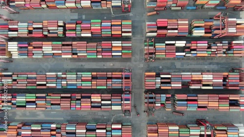 Aerial footage of buildings in Istanbul's Esenyurt and Beylikdüzü districts; empty streets during the pandemic. Drone footage of crowded Istanbul, skyscrapers. Images from ports during the pandemic.