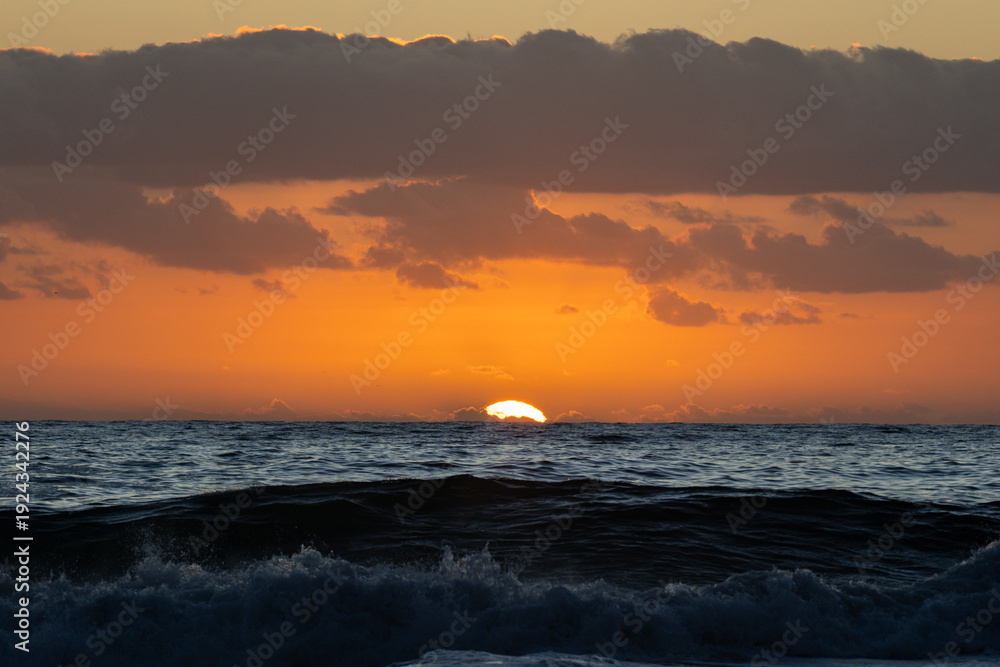 Obraz premium Sunset in Camps Bay South Africa