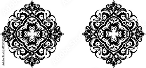 A sleek and modern vector file illustration showcasing a variety of design elements