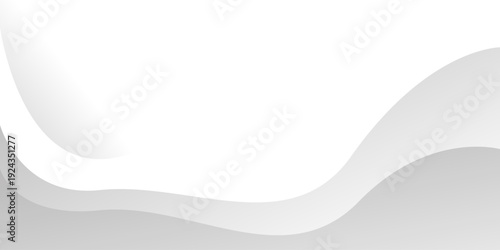 Minimalist abstract white and gray wave modern background. texture white pattern. vector illustration