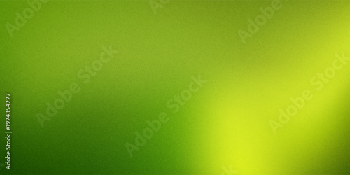 Abstract chartreuse lime green background. Ombre gradient colors. Bright and vibrant electric neon acid light shades. Grunge vector with grainy noise.