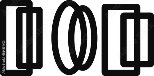 vector illustration of a black and white background