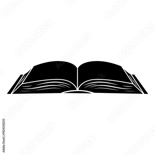 Book vector icon. notebook illustration sign. documents symbol or logo.