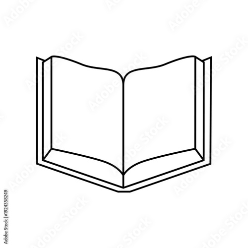 Book vector icon. notebook illustration sign. documents symbol or logo.