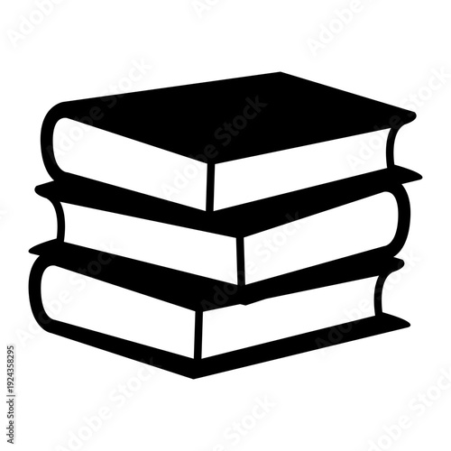 Book vector icon. notebook illustration sign. documents symbol or logo.