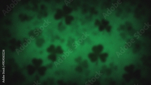 Bild auf Leinwand St patrick's day green shamrock celebration background