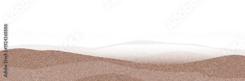  Chocolate and coffee powder, scattered cocoa on a light background. Particles of earth and dust. Brown sand texture.Top view of the cake.