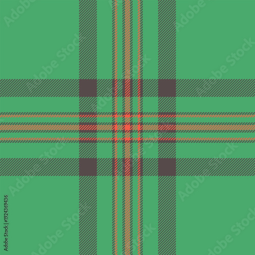 Naked pattern tartan seamless, october check vector plaid. Damask textile fabric texture background in green and pastel colors.
