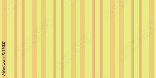 Throw lines textile vector, swatch seamless pattern vertical. Easter fabric background stripe texture in lime and orange colors.
