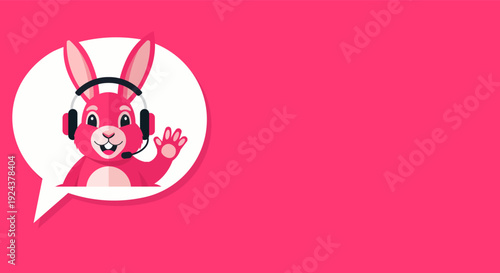 Easter bunny ears peeking out from a grassy hill on a sunny spring day