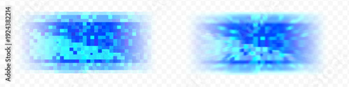 Censorship blue texture and pixel mosaic backgrounds.