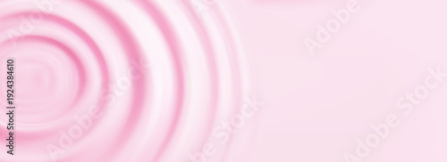 Creamy pink background with smooth ripples and glossy frosting drips. 