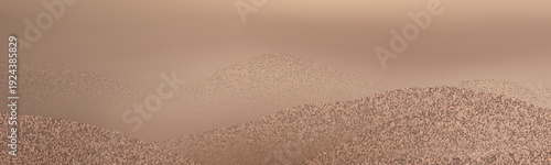 Abstract golden sand dunes landscape.Contrasting ridges and  flowing landscapes.