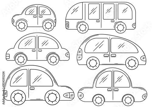 Set of cute illustration. Perfect for kids designs, posters, stickers