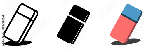 eraser correction tool icon symbol
