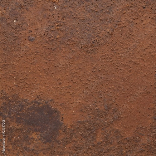 Close-up of heavy industrial rust texture with granular crusty oxidation on metal surface.