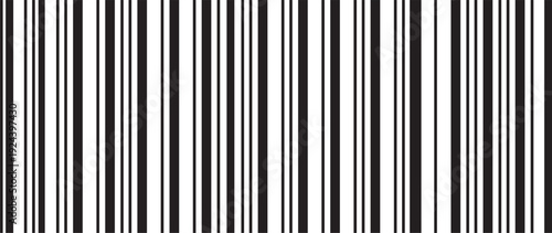 Abstract pattern of vertical black and white stripes on a light background Vector illustration.