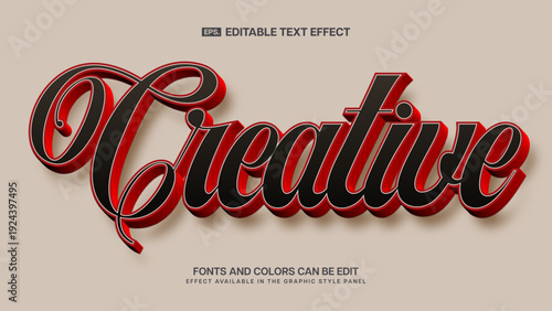 Vintage text effect, 70s editable text style