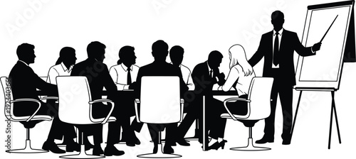 Set of black vector silhouettes featuring various Christmas ornaments, festive baubles, gingerbread men, bells, and stars on white background, collection.