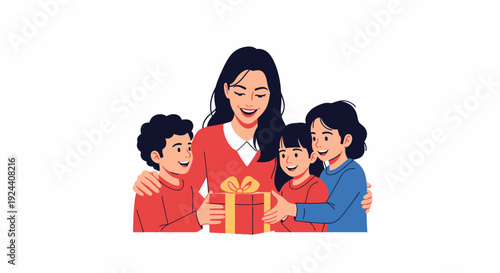 Mother and Children Gift.