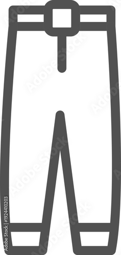 Pent icon vector Pattern Pent Garments Outline Icon. clothes icon short and clothing, Pent icon vector Pent outline vector icon which can easily edit Pent outline vector icon which can easily edit.