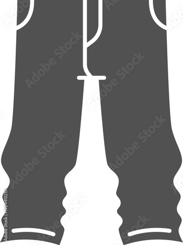 Pent icon vector Pattern Pent Garments Outline Icon. clothes icon short and clothing, Pent icon vector Pent outline vector icon which can easily edit Pent outline vector icon which can easily edit.