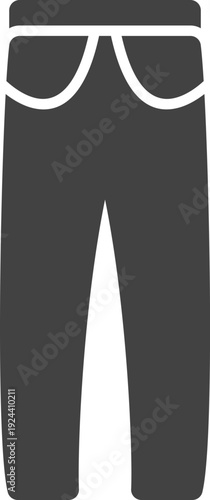 Pent icon vector Pattern Pent Garments Outline Icon. clothes icon short and clothing, Pent icon vector Pent outline vector icon which can easily edit Pent outline vector icon which can easily edit.