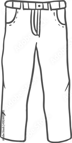 Pent icon vector Pattern Pent Garments Outline Icon. clothes icon short and clothing, Pent icon vector Pent outline vector icon which can easily edit Pent outline vector icon which can easily edit.