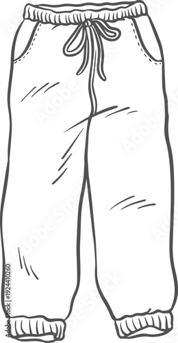 Pent icon vector Pattern Pent Garments Outline Icon. clothes icon short and clothing, Pent icon vector Pent outline vector icon which can easily edit Pent outline vector icon which can easily edit.