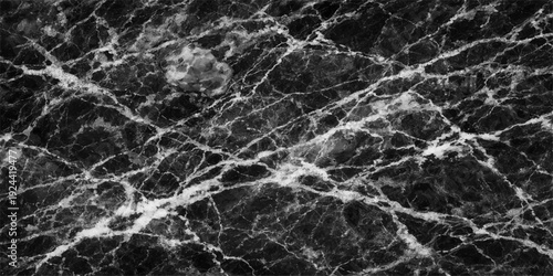 Seamless black and white abstract background with a dark marble texture and grunge paper pattern featuring vintage light energy and macro water surface design for a premium material backdrop