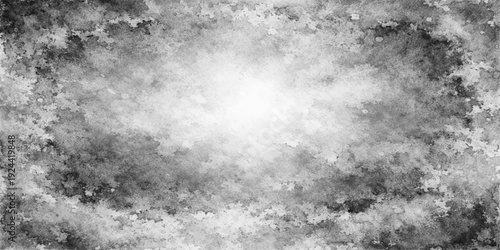 Abstract grunge texture features water drops on a dark black background with smoke and cloud patterns under a stormy moonlit night sky