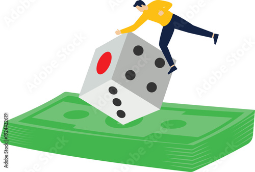 Investment or business venture, gambling or gambler, the trader's dice on the bill are jumping

