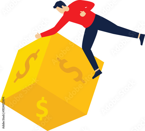 Investment or business venture, gambling or gambler, the trader's dice on the bill are jumping

